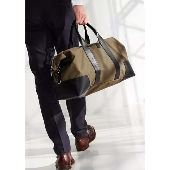 π΄Shinola Detroit Khaki Nylon Carryall Duffle - Picture 5 of 8